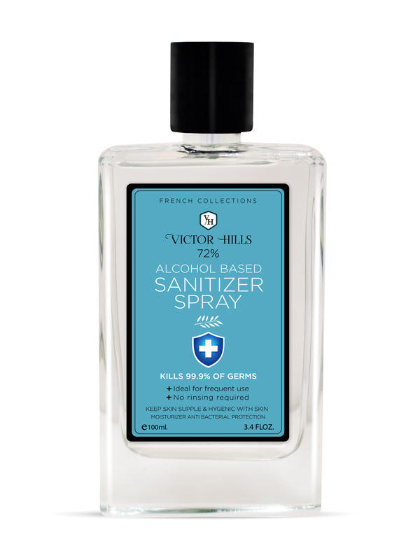 Victor Hills French Collection Sanitizer Spray, Blue, 100ml